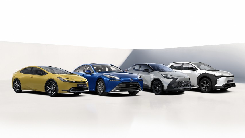 Toyota Prius, Mirai, C-HR i bZ4X